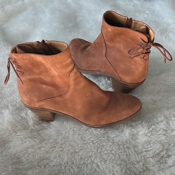 Lucky Brand Jalie brown suede ankle boot size 10 - Picture 6 of 13
